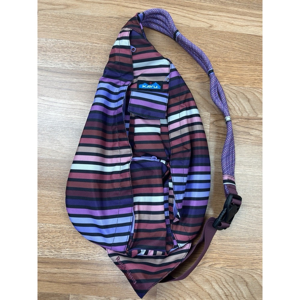 Kavu  Rope Sling Bag in September Stripe NEW